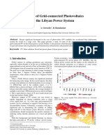 A Study of Grid-Connected Photovoltaics in The Libyan Power System