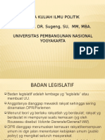 Presentasi Badan Legislatif