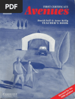 First Certificate Avenues Teachers Book