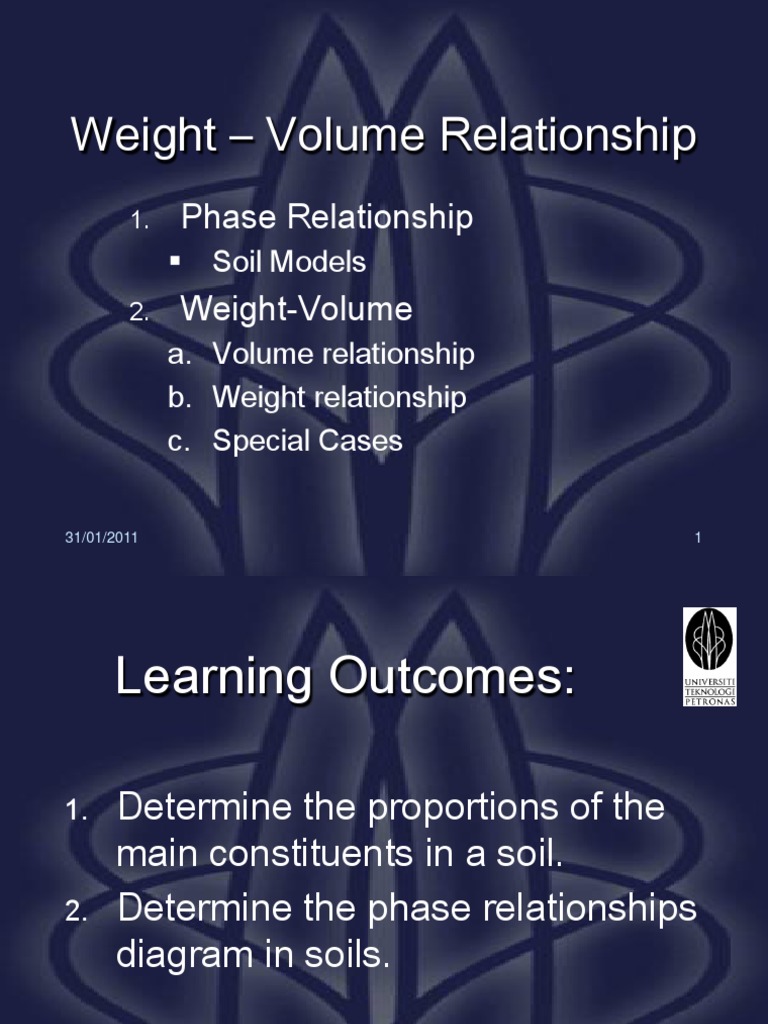 Chapter 5 WEIGHTVOLUME RELATIONSHIP.pdf Soil Phase (Matter)