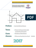 Factor de Forma de La Señal Cuadrada y Triangular