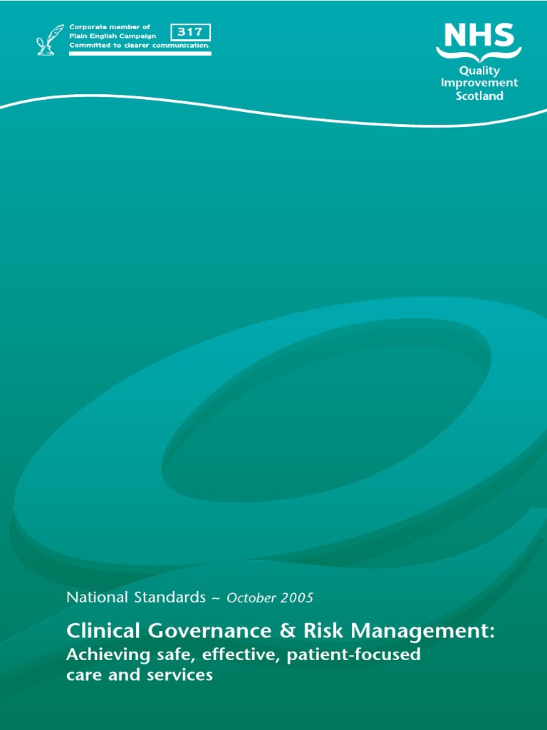 Clinical Governance and Risk Management. 2005 | PDF | Governance ...