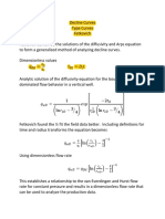 Decline Curves Type Fetkovich