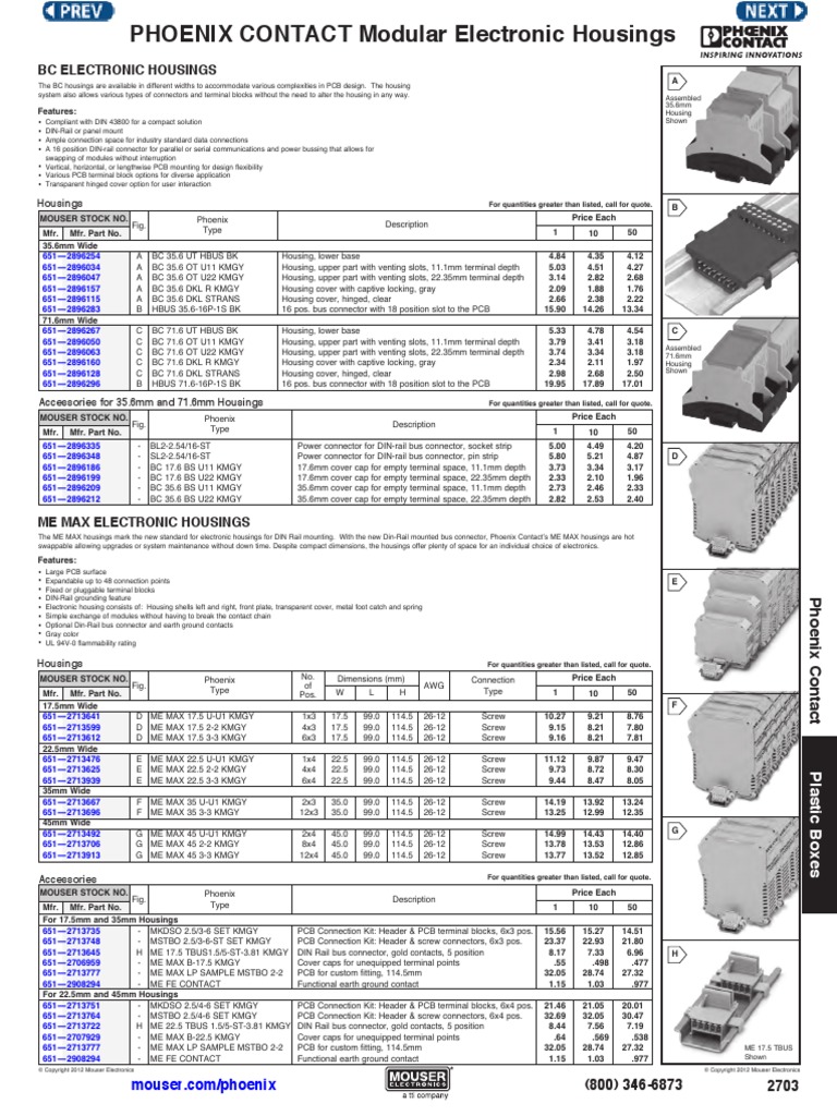 Modular Electronic Housings | PDF | Electrical Connector | Ac Power ...
