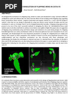 Design of Flapping Bird in Catia v5