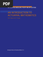 A. K. Gupta, T. Varga Auth. An Introduction To Actuarial Mathematics PDF