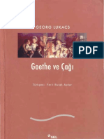 Georg Lukacs Goethe Ve Çağı Sel Yayınları