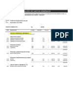 Analisis Gastos Generales