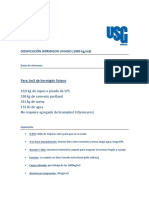 Dosificación Hormigon Liviano 1000 Kg-m3