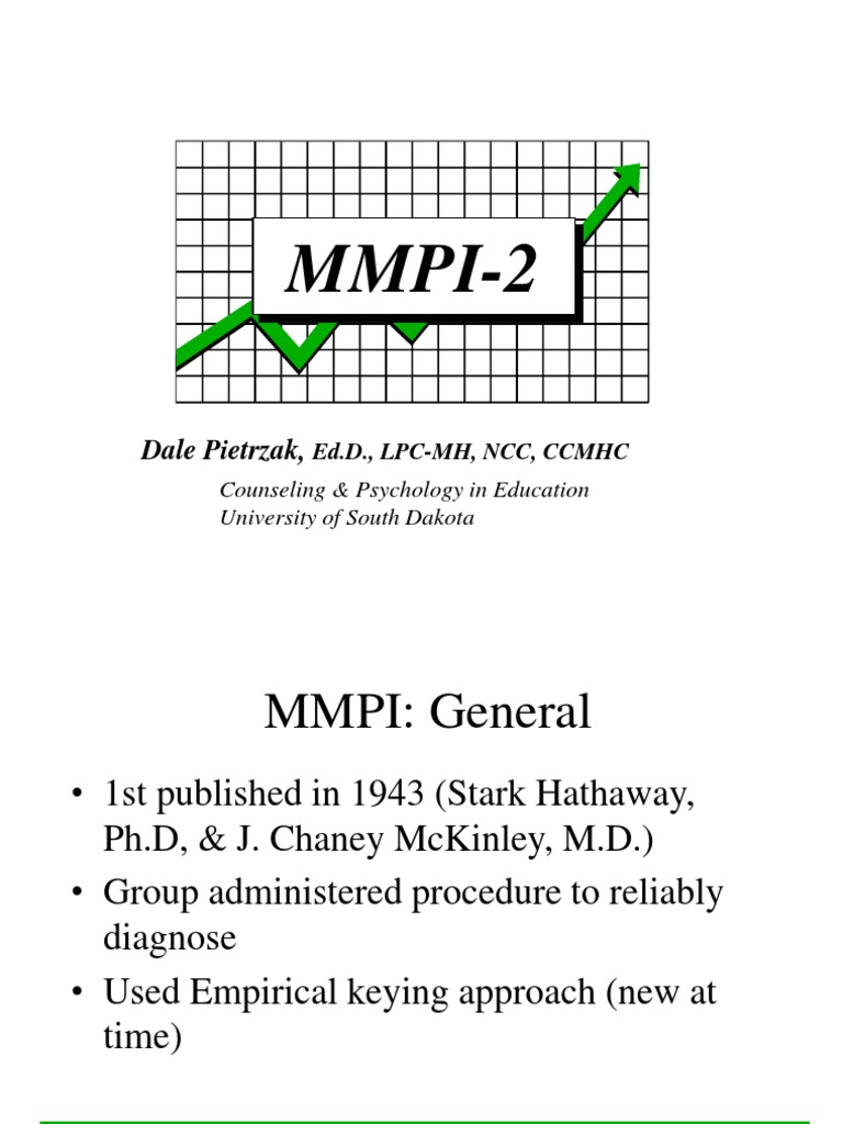 mmpi.ppt | Positive Psychology | Applied Psychology