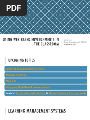 jessica love tec 561 - field experience a- web-based environments digital presentation - copy