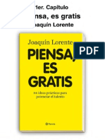 Piensa Es Gratis Joaquin Lorente