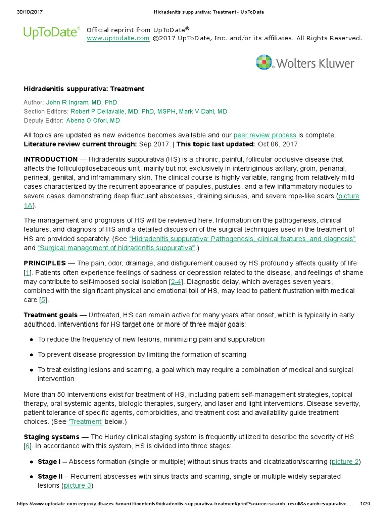 Hidradenitis suppurativa_ Treatment UpToDate.pdf Antibiotics