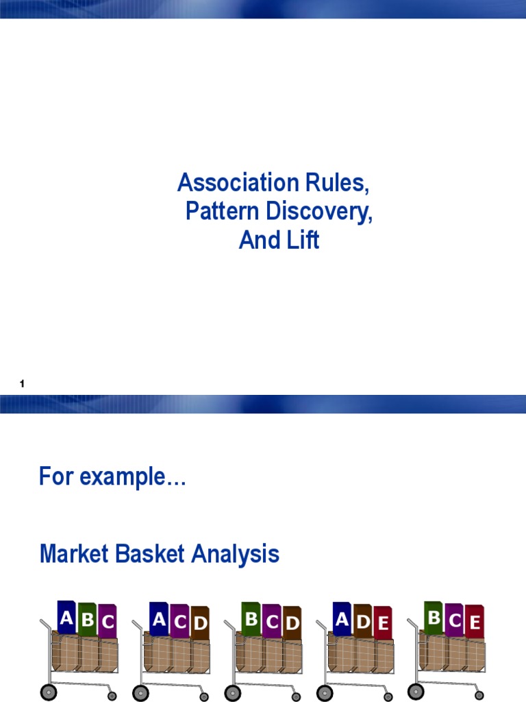 2017 10 12 Association Rules & Lift Analysis Cognition