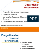 Materi 04 MAN - Dasar-Dasar Perencanaan