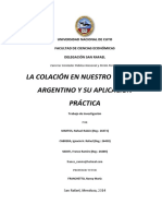 La Colación en Nuestro Derecho Argentino y Su Aplicación Práctica