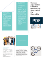 Folleto Sobre El Sistema General de Seguridad Social en Colombia