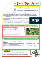 1soup Ladle Stops Tiger Attack Reading Passive Voice