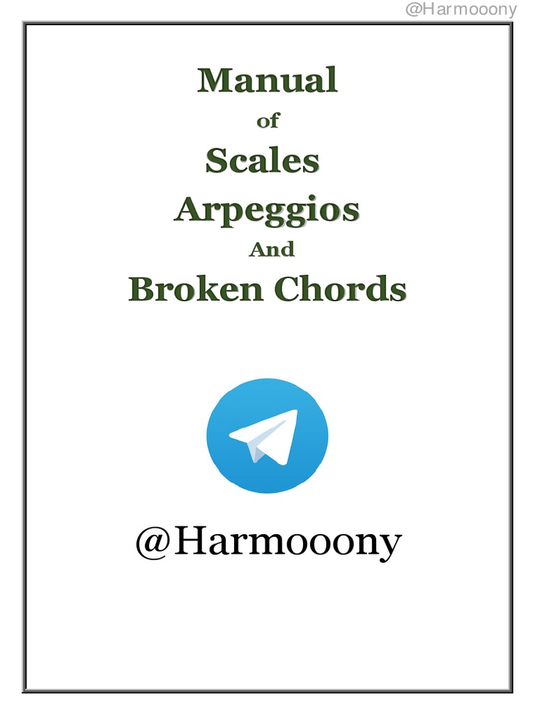 Scales Arpeggios and Broken Chords PDF Music Performance Necked Lutes