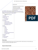 Batik - Wikipedia Bahasa Indonesia, Ensiklopedia Bebas