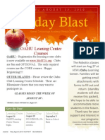 Friday Blast: OAHU Leaning Center Courses