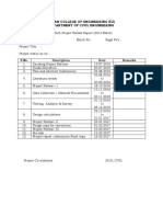 VITAM Civil Eng BTech Project Review