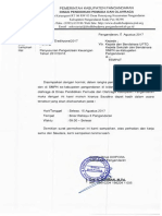 Surat Undangan Penyusunan Pengelolaan Keuangan. Kepala Dan Bendahara UPTD, Kepala Sekolah Dan Bendahara SMPN