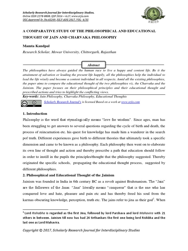 A Comparative Study of The Philosophical and Educational Thought of ...