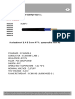 Datasheet: NYY Cable