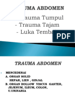 Trauma Abdomen Dan Thorax Dr. Yuzar