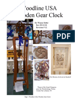 Wooden Gear Clock Instructions 10-2 PDF
