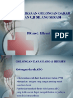 Pemeriksaan Gol DRH & Uji Silang Serasi