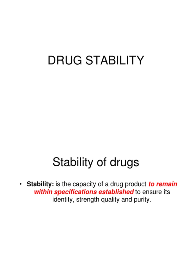 Stabilitas Obat 2016 | PDF | Clinical Trial | Pharmaceutical Formulation