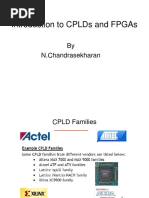 Introduction To Cplds and Fpgas: by N.Chandrasekharan