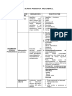 Matriz de Ficha Psicologia