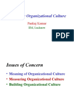 Building Organizational Culture: Pankaj Kumar