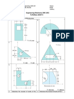 Engineering Mechanics (ME 105) Tutorial Sheet-5