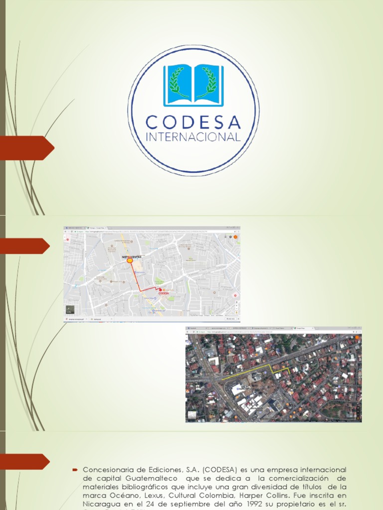 CODESA: Distribución Editorial en Centroamérica | PDF | Calidad ...
