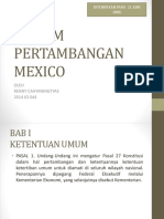 Hukum Pertambangan Mexico