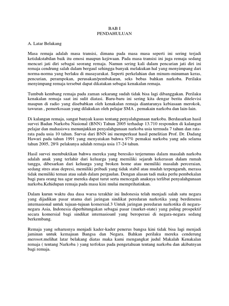 Makalah Narkoba