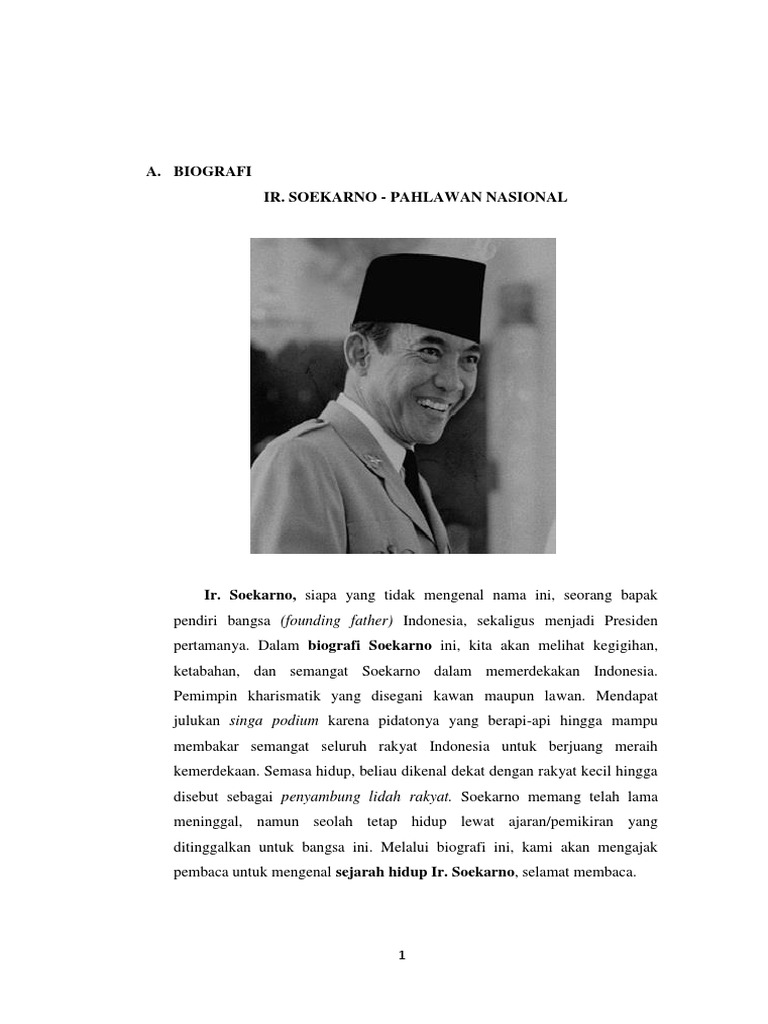 Kliping Biografi Dan Tokoh Idola