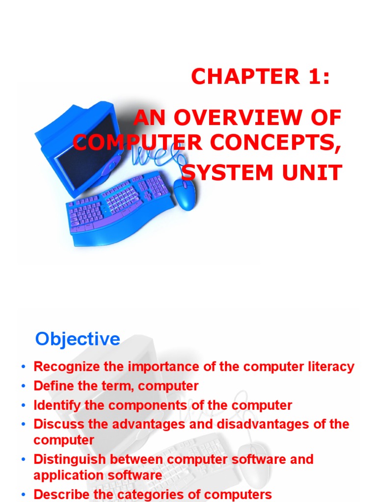 Chapter 1 - Introduction To Computer & System Unit PDF | PDF | Central ...