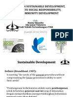 Kuliah 1. Pengenalan Sustainable Development, CSR, Dan Community Development - Presentasi