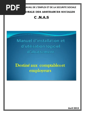 Manuel Dutilisation Logiciel Dispositif Employeur Cnas Salaires Logiciel