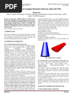 3D Modeling of Complex Structure Based On AutoCAD VBA