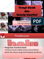 Terapi Darah dan Konsep Transfusi