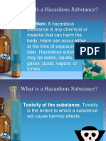 What Is A Hazardous Substance?