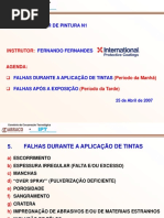 ABRACO - Falhas Na Pintura Final