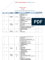 Planificare Comunicare in Limba Engleza Cls I