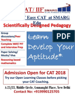 Cat/ Xat/ Iift: Scientifically Designed Pedagogy